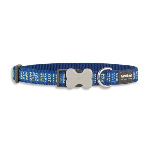 Red Dingo Lozadotz Dark Blue Bucklebone Dog Collar