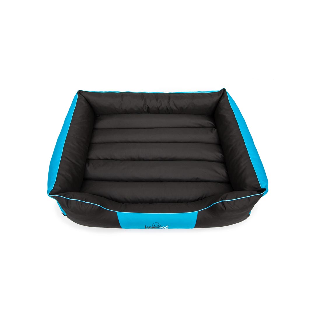 Hobby Dog Comfort Black with Blue Dog Bed 05
