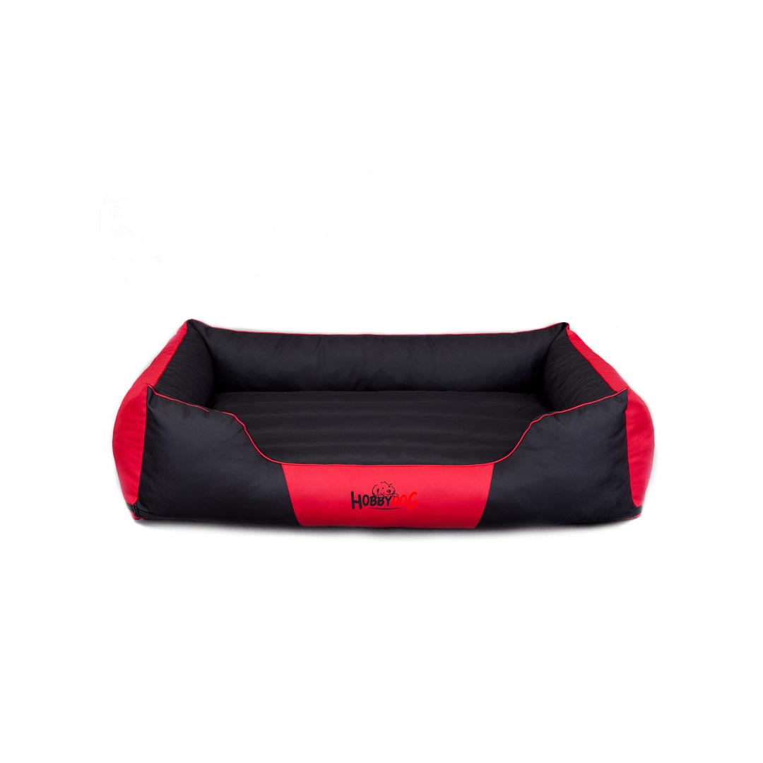 Hobby Dog Comfort Black with Red Dog Bed 03