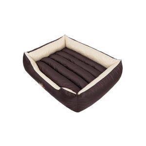 Hobby Dog Comfort Brown with Cream Dog Bed 001