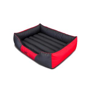 Hobby Dog Comfort Grey with Red Dog Bed 01