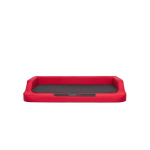 Hobby Dog Medico Standard Dog Bed Red with Black Mattress 1