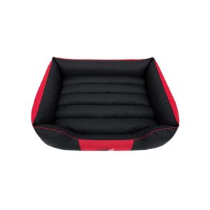 Hobby Dog Premium Dog Bed Black with Red 2