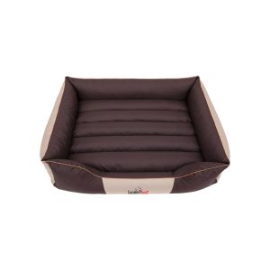 Hobby Dog Premium Dog Bed Brown with Beige 2