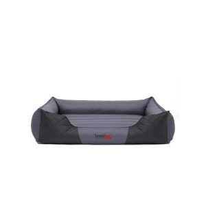 Hobby Dog Premium Dog Bed Grey with Black Front 3