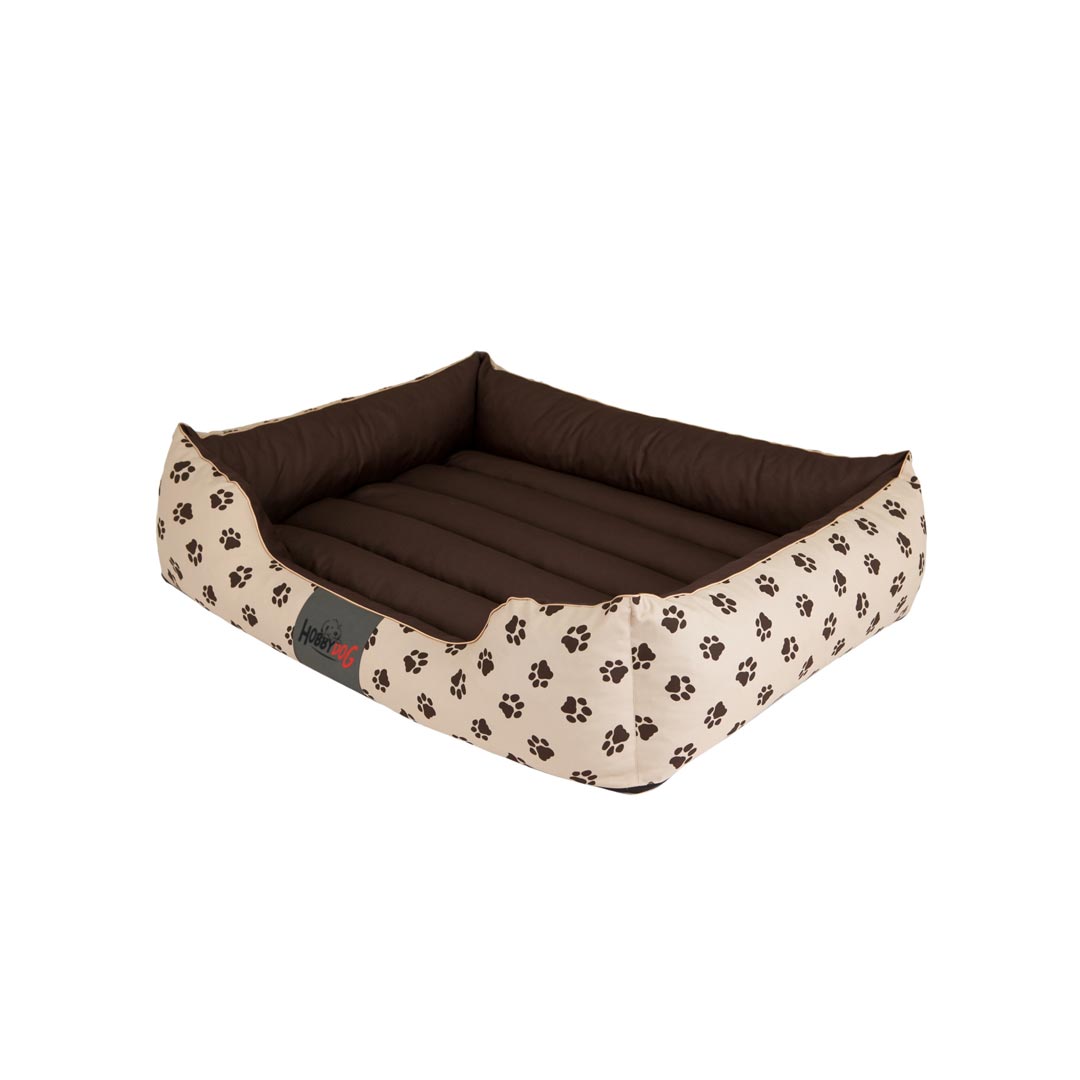 Hobby Dog Prestige Beige with Paws Dog Bed 2