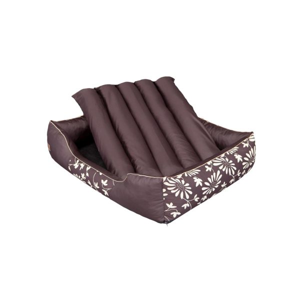 Hobby Dog Prestige Brown with Flowers Dog Bed 5