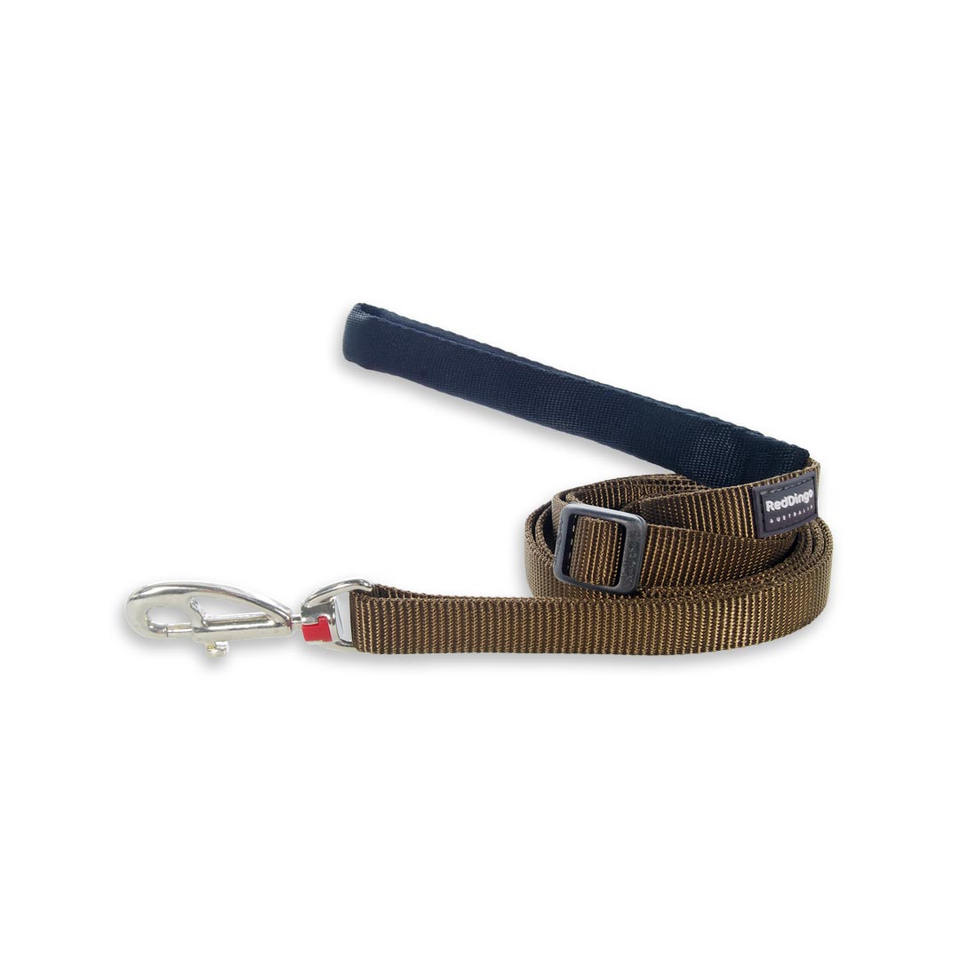 Red Dingo Classic Brown Adjustable Dog Lead