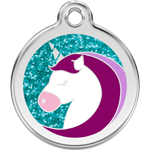 Shop for Red Dingo Glitter Pet ID Tags