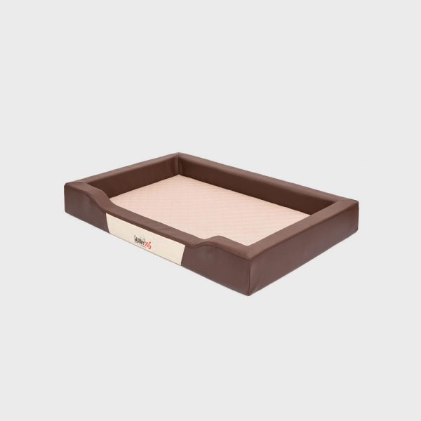 Deluxe Brown Dog Bed 02