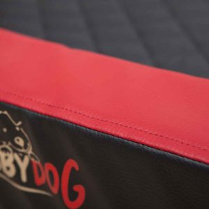 Deluxe Red Dog Bed 06