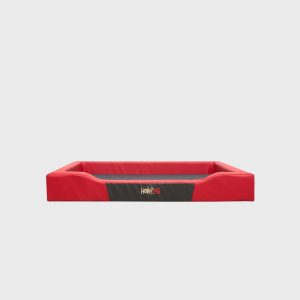 Deluxe Red Dog Bed 07