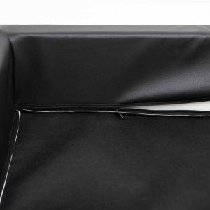 Hobby Dog Deluxe Dog Bed Black with Grey 008