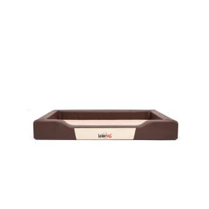 Hobby Dog Deluxe Dog Bed Brown with Beige
