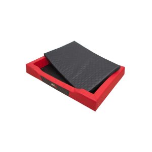 Hobby Dog Deluxe Dog Bed Red with Black 03