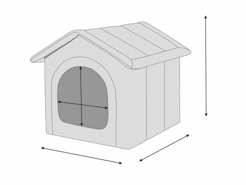 Hobby Dog Inari Light Grey Dog House 8