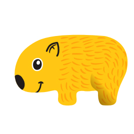 Wombat Character