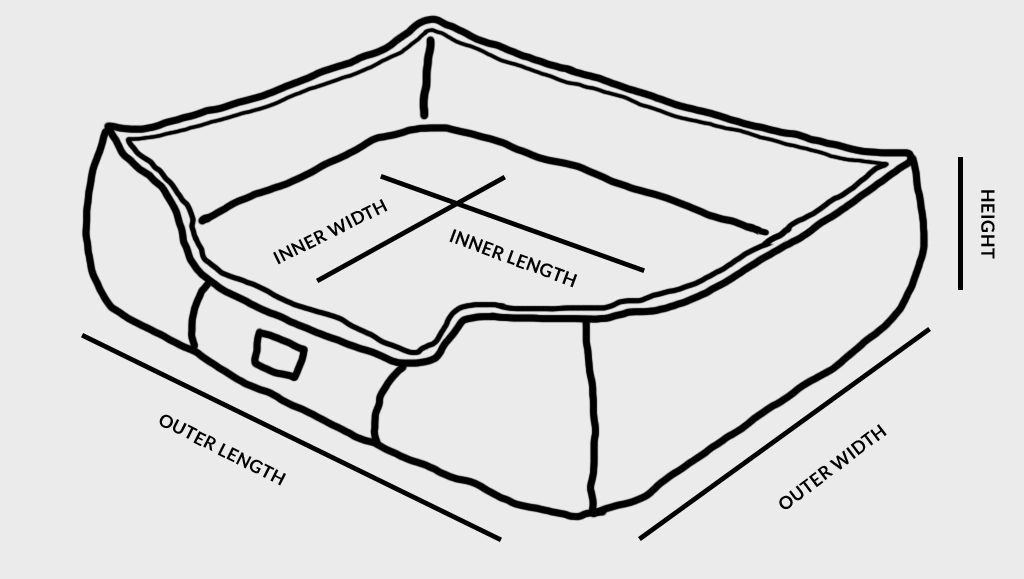 Bolster Bed Drawing – Petmerize